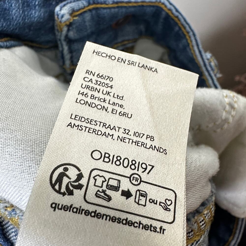 ANTHROPOLOGIE x PILCRO Kenna Mid-Rise Heritage Barrel Jeans Sz 26 $158 {II7} - Picture 6 of 6